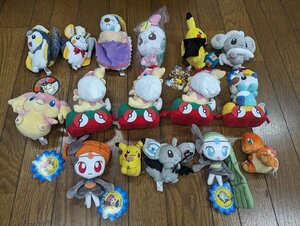 *0M-230/ Pokemon relation soft toy 13 point set Pikachu /hi lizard /meroeta doll / emo nga/ be tied together soft toy /tabnne other /1 jpy ~