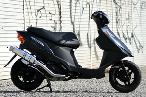 Realize アドレスV125S バイクマフラー EBJ-CF4MA O2センサー車可 ブリンク ステンレス マフラー バイク用品 カスタム V-326-011-00