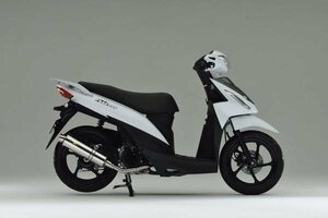 Realize タクト バイクマフラー JBH-AF75 2015年モデル対応 22Racing SUS ステンレス マフラー シルバーカラー バイク用品 V-338-009-00