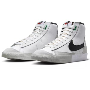 ☆NIKE BLAZER MID '77 PRM 白/黒/灰/緑 27.5cm ナイキ ブレーザー ミッド 77 プレミアム ブレザー DZ2542-100