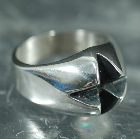 M482*vintage*1970's*18号*リング*メキシコ*銀925*クロス*メキシカンジュエリー*ファッション*アンティーク*STERLINGSILVER*シルバー*taxco