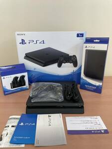  operation goods PlayStation 4 PS4 body PlayStation 4 body 1TB jet * black CUH-2000B B01 accessory charge stand lengthway . stand attaching 