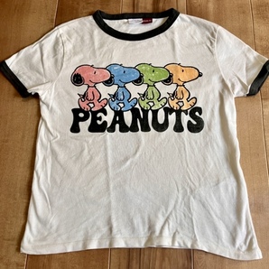 SNOOPY スヌーピー リンガーTシャツ ZARA