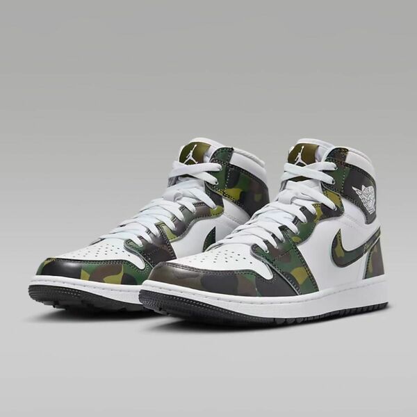 27.5cmNike Air Jordan 1 High Golf "Camo/White"