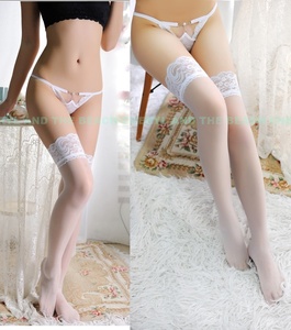 860(WH) lustre knee-high stockings gloss .oi Lee bread ti stockings Ran Jerry Event costume cosplay private photographing 
