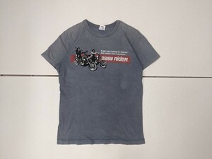 7．TOYS McCOY リアルマッコイズ フェード easy raider デカロゴ バイク 染み込み プリント 半袖 Tシャツ トイズマッコイズ メンズM 709