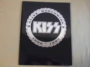 KISS キッス 1996年～1997年コンサートツアー パンフレット「ALIVE / WORLDWIDE 1996-1997」