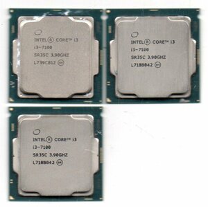 Intel ★ Core i3-7100　SR35C　３個セット ★ 3.90GHz／3MB／8GT/s　４コア ★ ソケットFCLGA1151 ★