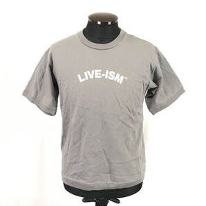 裏原/MACKDADDY/マックダディー/MDY★LIVE ISM/半袖Tシャツ【Mens size -S/グレー/gray】JAPAN/Tops/Shirts◆BH77
