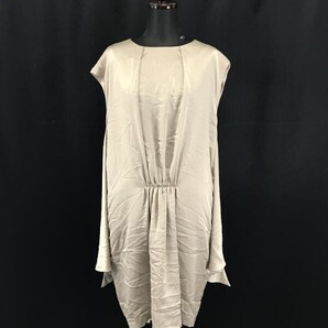 Made in Japan★SLOBE IENA★フレンチスリーブ/ワンピース【women’s size -M-L程度/ベージュ/beige】dress◆BG954