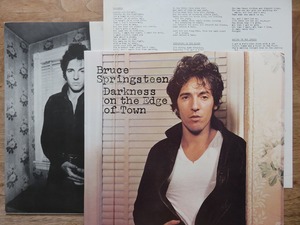 Bruce Springsteen / Darkness On The Edge Of Town / UNION JACK 刻印 / レーベルマスキング / LP / レコード