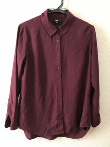 UNIQLO シャツ　長袖　レディース M ユニクロ