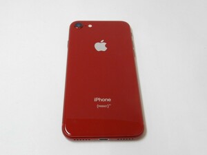 iPhone8 PRODUCT RED アイフォン レッド MRRY2J/A 64GB バッテリー87％ SIMフリー SIMロック解除 動作確認済 本体のみ