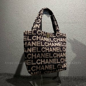 シャネル ノベルティ 非売品 CHANEL VIPギフト トートバッグ ニット ミニバッグ 総柄 ハンドバッグ ココマーク 軽量 レディース ブランド