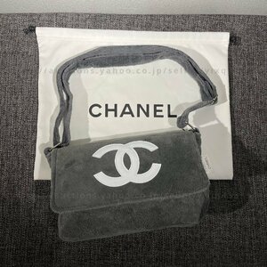 シャネル ノベルティ 非売品 CHANEL VIPギフト ショルダーバッグ もこもこ かわいい カジュアル 斜めがけ グレー レディース ブランド