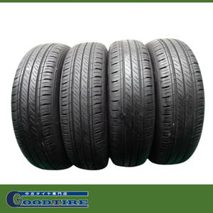 2021年2022年製 夏用4本 155/65R14 8分山 ダンロップ ENASAVE EC300 タイヤ 中古タイヤ Nボックス タント ムーヴ ワゴンR デイズ（5122） 