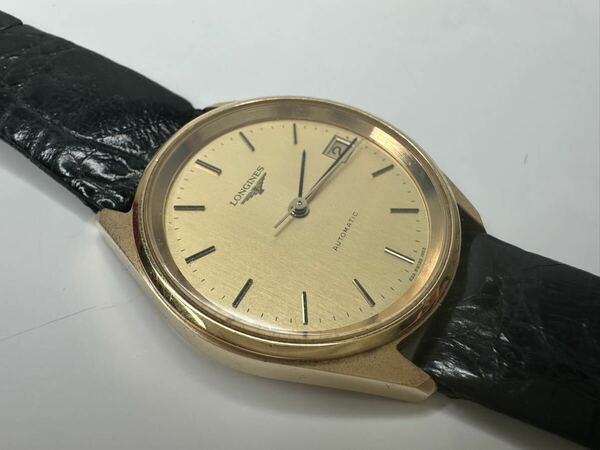 動作品LONGINES ロンジン 腕時計 メンズ AT 自動巻 1663 グランドクラシック ゴールド文字盤 (t11