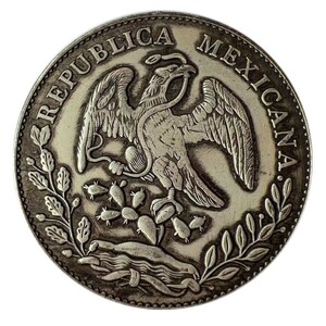 旧家蔵出 古玩 大頭保真メキシコ鷹洋古代銀元外貨1882大洋古銭外国 復古 275