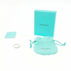 【1円スタート】【箱付き】TIFFANY & Co. ティファニー シルバー 1837 ナロー 4.4g 925刻印 指輪 リング 278808