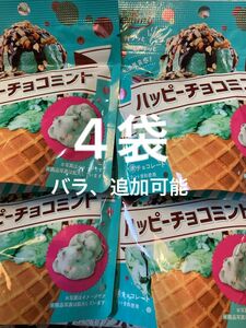 正栄デリシィ ハッピーチョコミント　4袋　カラフル　チョコミント　チョコミン党