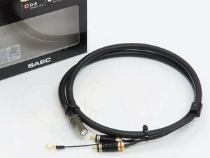 ■□【未使用】SAEC SCX-5000D-R フォノケーブル 1.3m サエク 元箱付□■025873003m□■