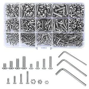 440個 六角穴付きボルト 六角穴付ボルト ボルト ナット セット なべ小ねじ ステンレス ネジ ボルト セット マシンネジ 詰め