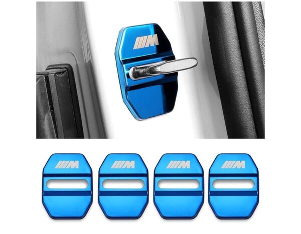 ドア ストライカー カバー BM 専用 車用ドアロック 高級 4個セット