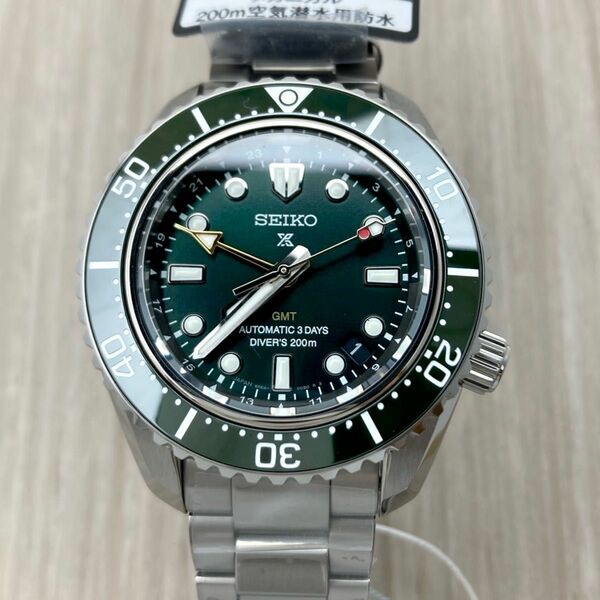 セイコー プロスペックス オートマチック腕時計　SBEJ009 文字盤グリーン色