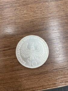 ドイツ　ミュンヘンオリンピック記念　10マルク銀貨　1972年　西ドイツ　東ドイツ　古銭付き