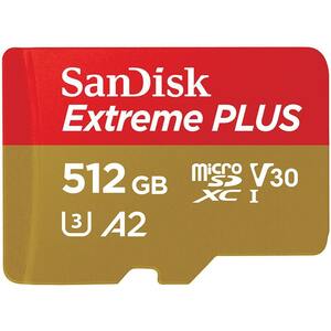 新品 未使用品 !! SanDisk Extreme Plus microSDXC 512GB サンディスク　エクストリームプラス