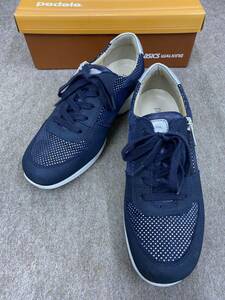 ! free shipping Asics pedalapedalaASICS WALKING walking shoes sneakers 23cm EE navy beautiful goods 