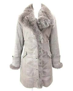  Body Dressing Deluxe серый с мехом 3WAY пальто 36