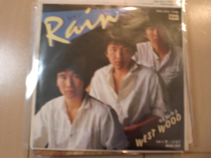 即決 EP レコード ウエストウッド / レイン RAIN c/w 想いこがれて MOON LIGHT WEST WOOD EP8枚まで送料ゆうメール140円