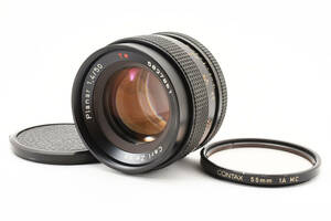 【良品】 CONTAX Planar 50mm F1.4 T* カメラ 単焦点 レンズ コンタックス AEJ Y/Cマウント カールツァイス プラナー 動作確認済み #1649