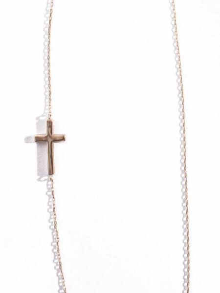 K10 crossed necklace サイドクロスネックレス 