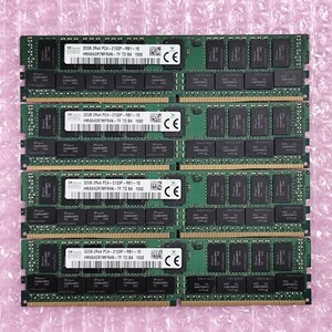 【動作確認済み】SK Hynix DDR4-2133 32GB 4枚セット (計128GB) PC4-17000 ECC REG/Registered RDIMM (在庫2)