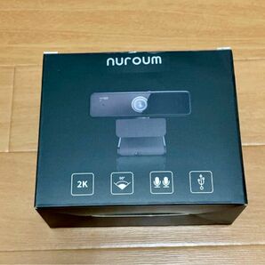 （美品）Nuroum Webカメラ 2K ウェブカメラ 400万画素 90°広角 + 三脚 セット