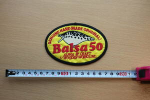 Balsa 50　バルサ50　ワッペン