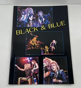 パンフレット/BLACK’N BLUE ブラック ＆ ブルー/JAPAN TOUR 1984/ツアーパンフレット【M005】