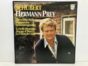 LPレコード/SCHUBERT-HERMANN PREY ヘルマン・プライのシューベルト/4枚組/フィリップスレコード/15PC-14〜17【M030】