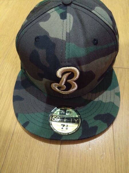 希少 New Era ニューエラ 横浜ベイスターズ 59fify キャップ カモフラ 迷彩