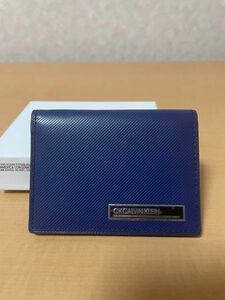 CK カルバンクライン レザー パスケース カードケース 箱入り新品9900円　コン