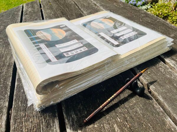 モンゴル書道練習セット 【練習用紙、筆】