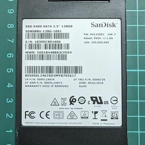 【送料無料】SanDisk SD8SB8U128G1001 128GB SATA SSD【短使用品】【動作品】(C1)