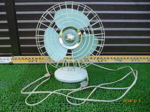 シルバー SILVER DESK FAN DESKFAN 20cm 8インチ 扇風機 昭和レトロ アンティーク FAN レトロ扇風機 当時物 100V 50/60Hz ( DAIMARU 大丸