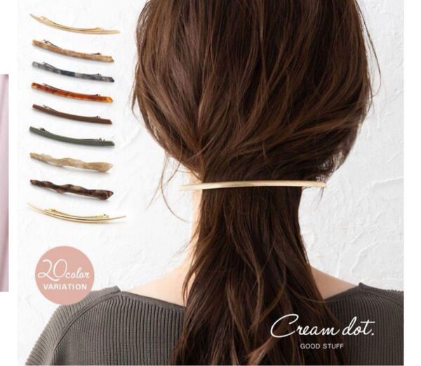 ヘアクリップ ヘアアクセサリー ゴールド