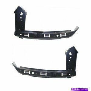 02-04 CRVフロントバンパーアッパー補強保持者サポートLH + RHセットペアFor 02-04 CRV Front Bumper Upper Reinforcement Retainer Suppo