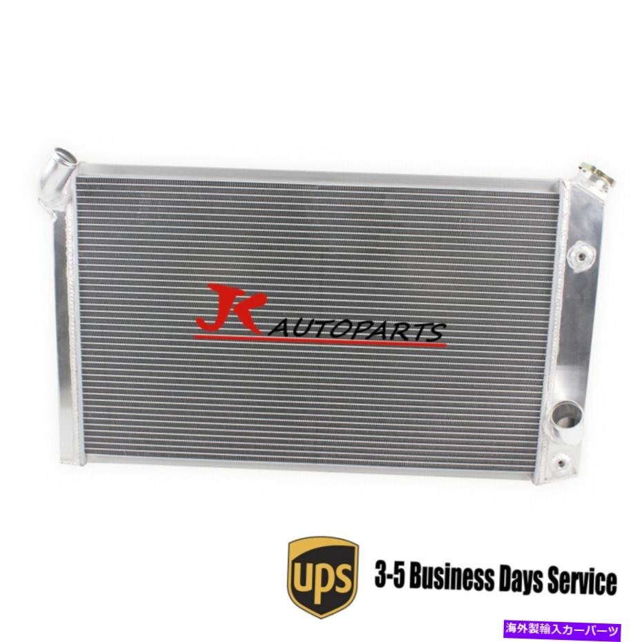 1973-1976のフルアルミニウムレーシングラジエーター3列シボレーコルベットC3 V8 5.7L 7.4LFull Aluminum Racing Radiator 3 Row For 1973