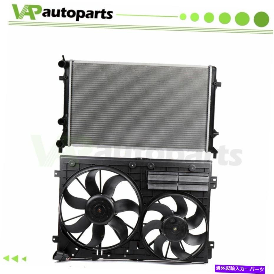 2011年2011年2013年のフォルクスワーゲンジェッタのエンジンラジエーターと冷却ファンキットEngine Radiator and Cooling Fan Kit For 201