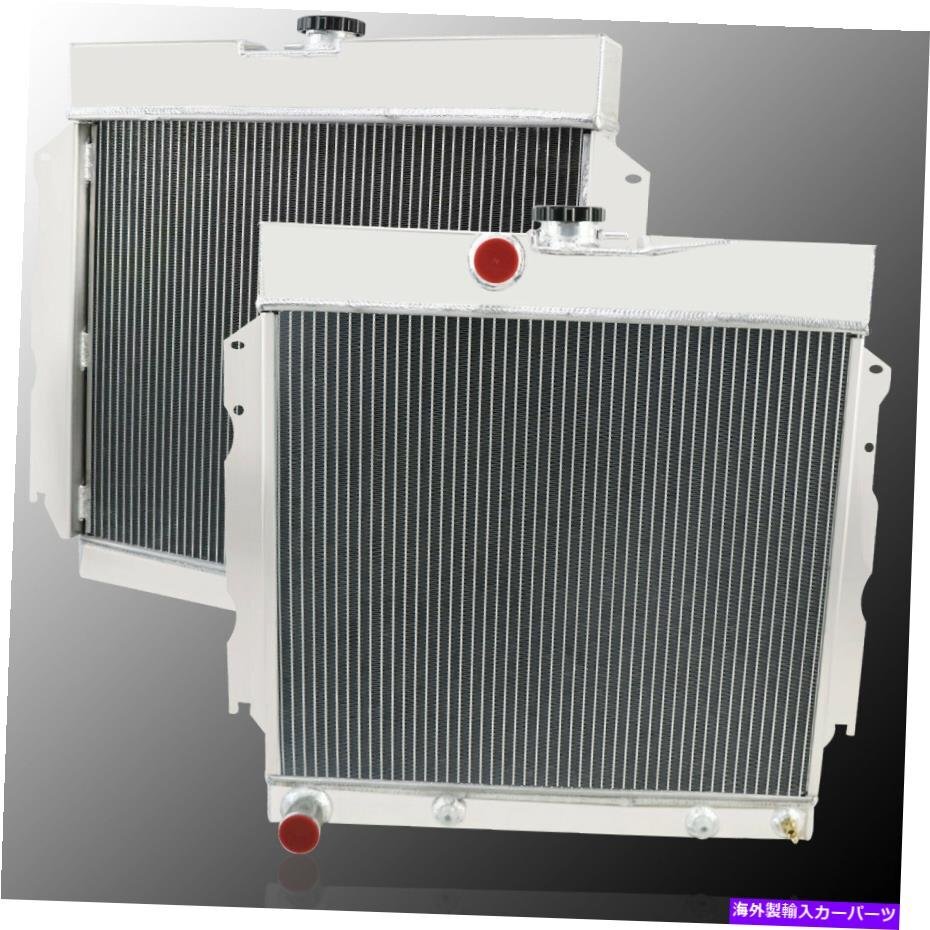 3列アルミニウムラジエーターフィット1963-1969ダッジダートチャージャーモーパーカーコロネットv83 Rows Aluminum Radiator Fit 1963-196